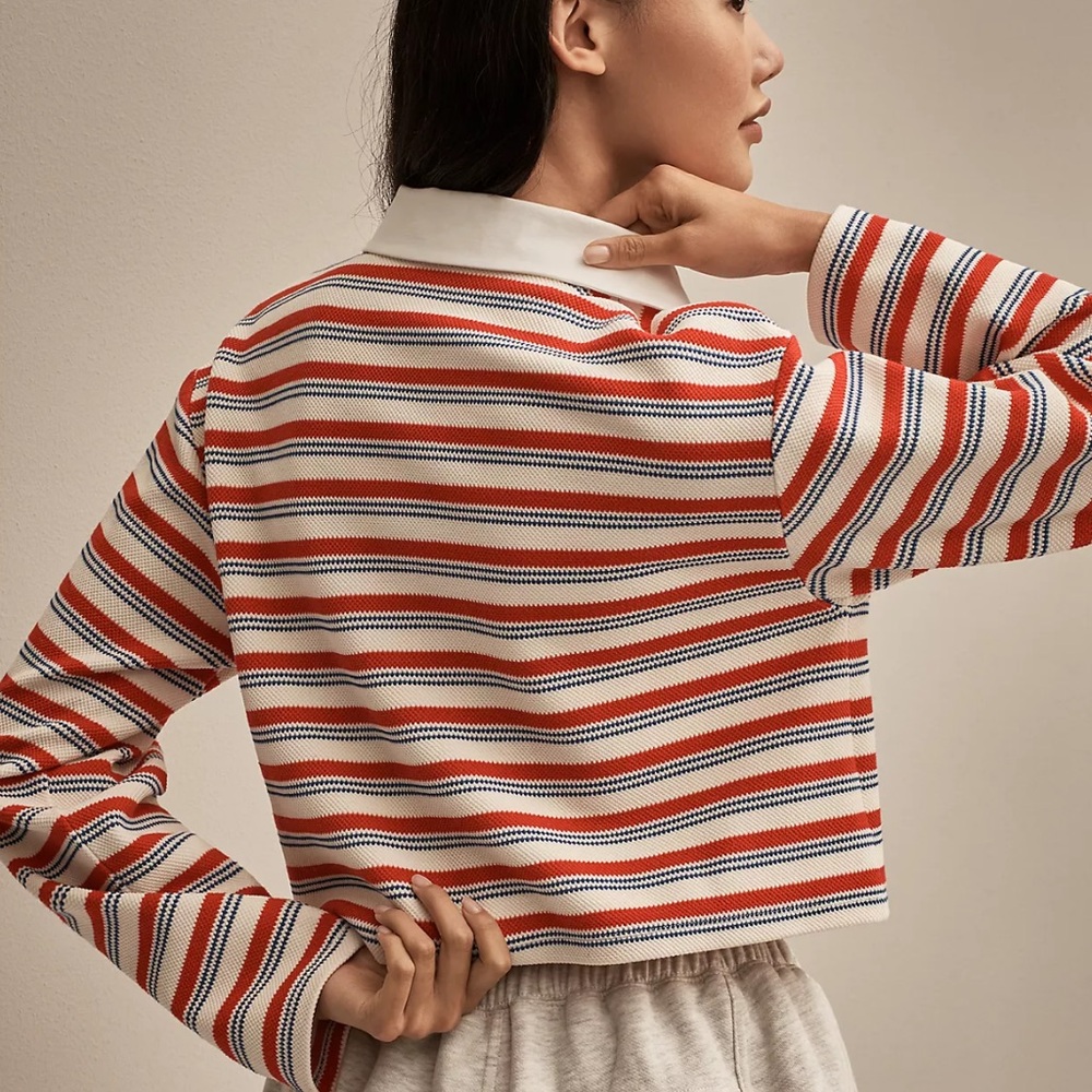 Reformation Anna Rugby Shirt